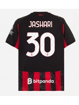 AC Milan Ardon Jashari #30 Replika Hemmakläder 2025-26 Kortärmad